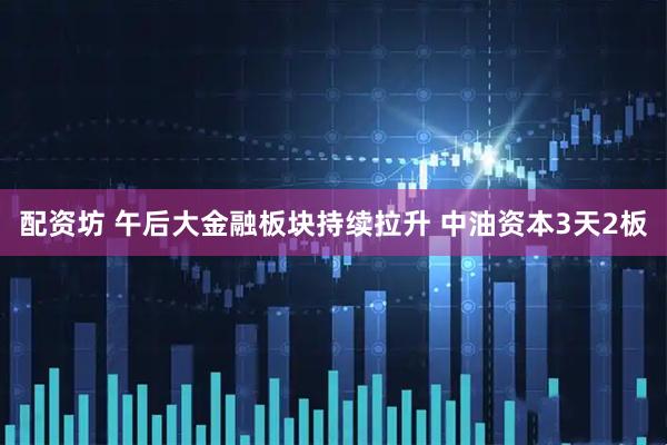 配资坊 午后大金融板块持续拉升 中油资本3天2板