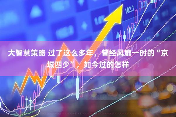 大智慧策略 过了这么多年，曾经风靡一时的“京城四少”，如今过的怎样
