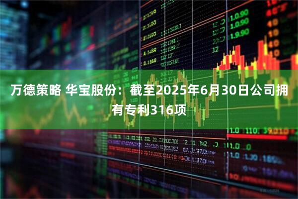 万德策略 华宝股份：截至2025年6月30日公司拥有专利316项